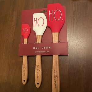 Rae Dunn “Ho, Ho, Ho” Christmas Spatulas